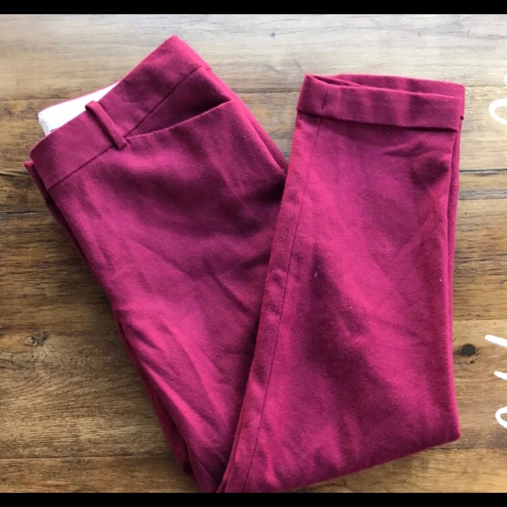 LOFT Marisa fuchsia pants